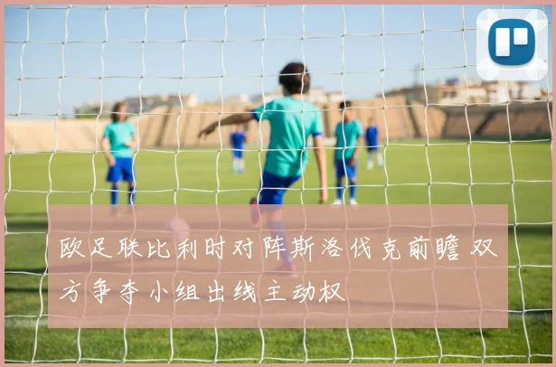 欧足联比利时对阵斯洛伐克前瞻 双方争夺小组出线主动权