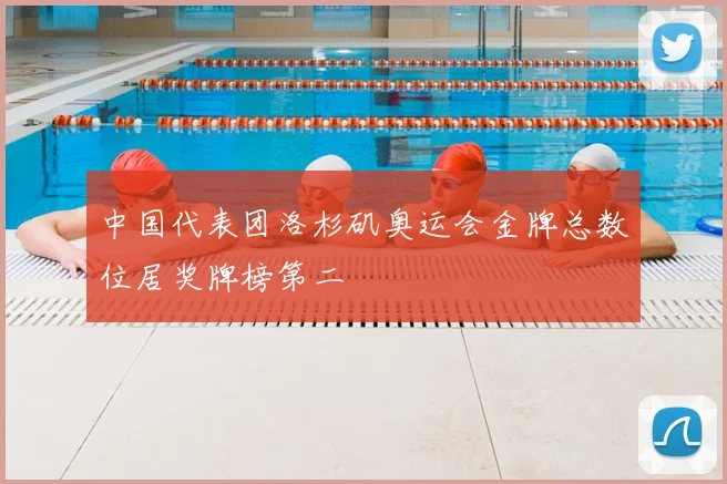 中国代表团洛杉矶奥运会金牌总数位居奖牌榜第二